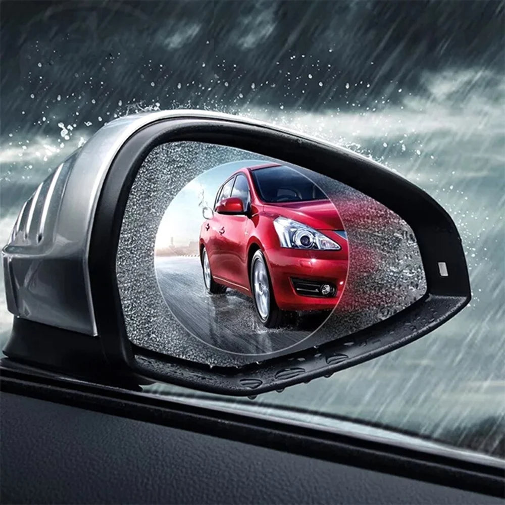 ClearVision™ | Film Protecteur de Rétroviseur Anti-Pluie & Anti-Buée
