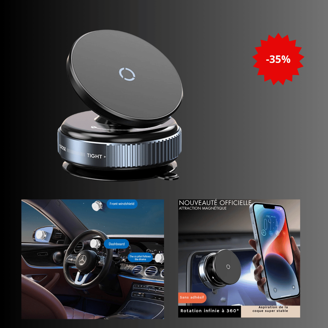 MagneticPro™ |  Le Support Téléphone Révolutionnaire pour Voiture
