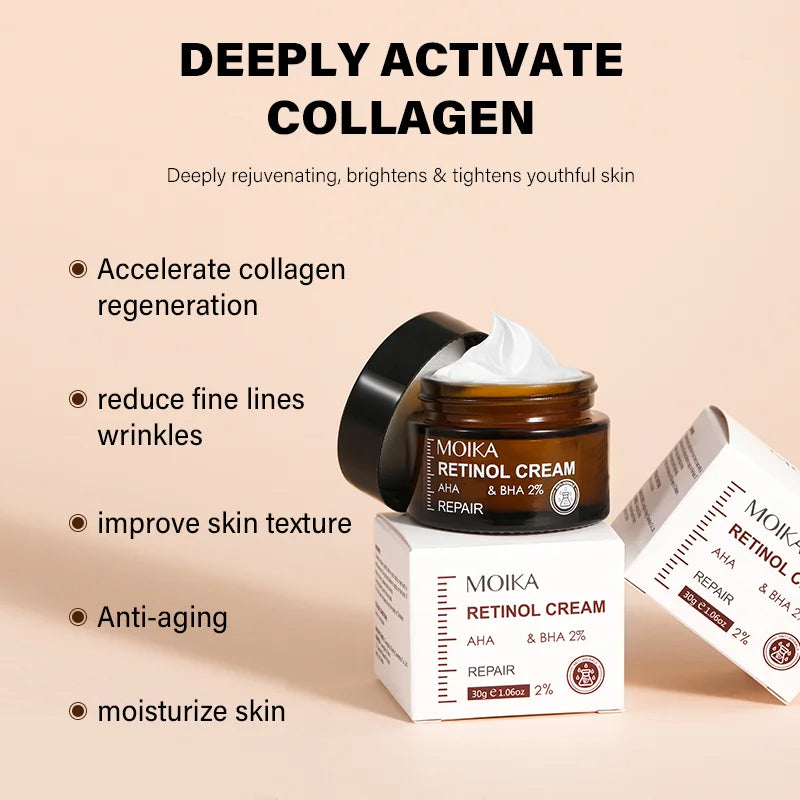 MOIKA Retinol Cream | La crème qui répare et rajeunit visiblement ta peau