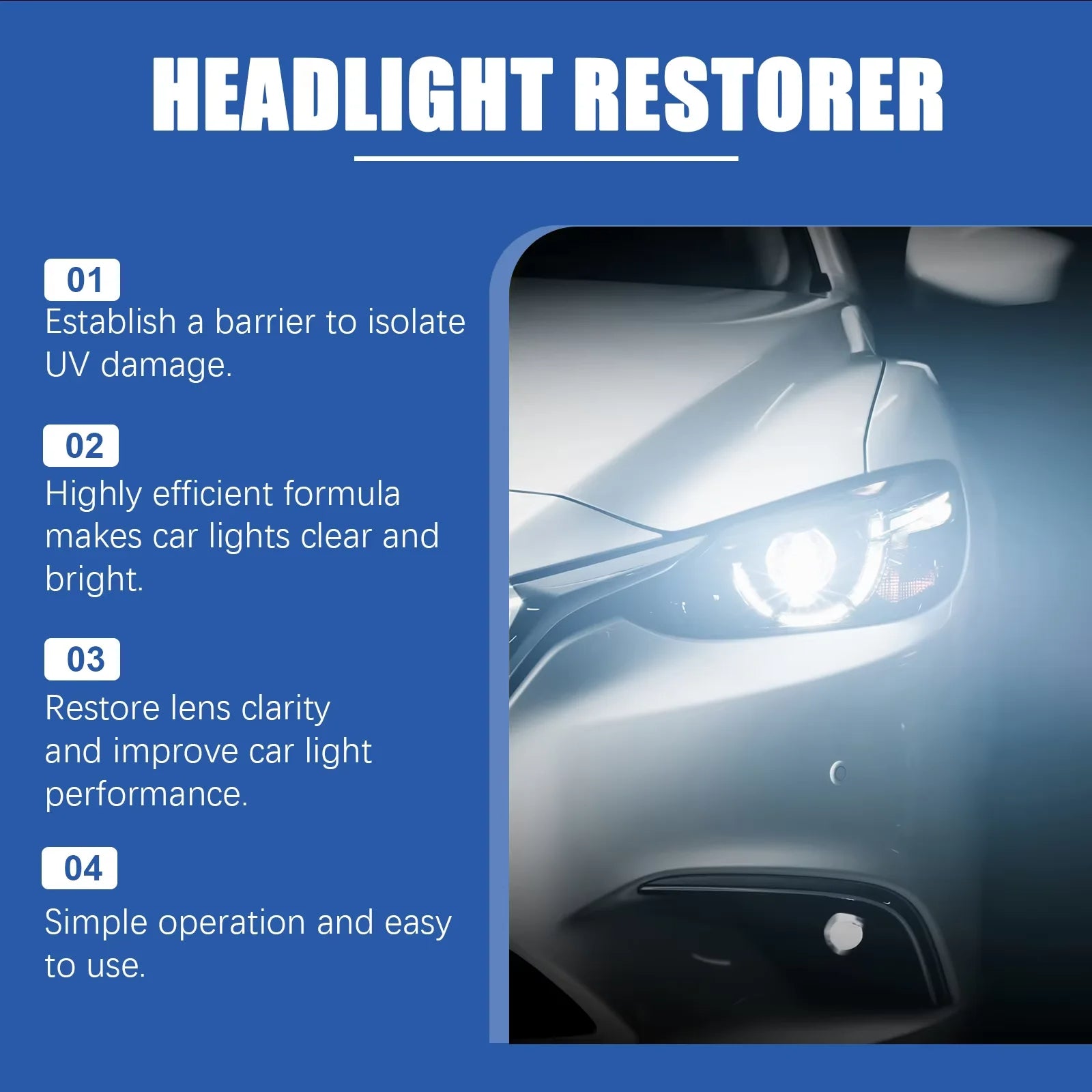 Headligth Kit™ | Redonnez vie à vos phares en 1 minute