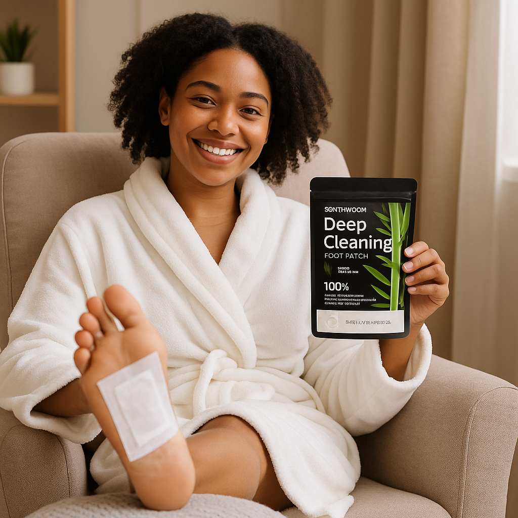 Patch Détox Pieds SouthMoon™| Éliminez les Toxines Pendant Votre Sommeil