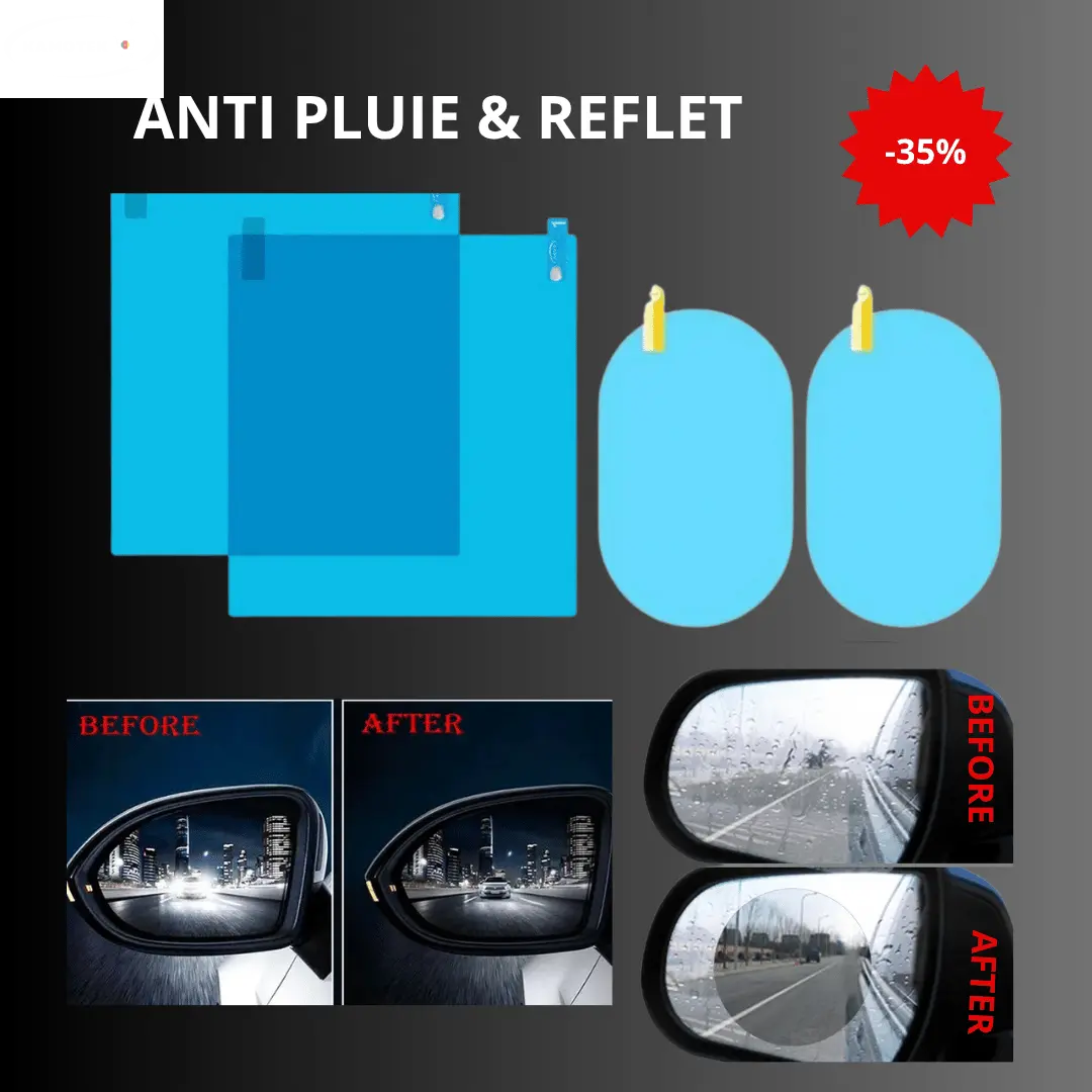 ClearVision™ | Film Protecteur de Rétroviseur Anti-Pluie & Anti-Buée Ma boutique