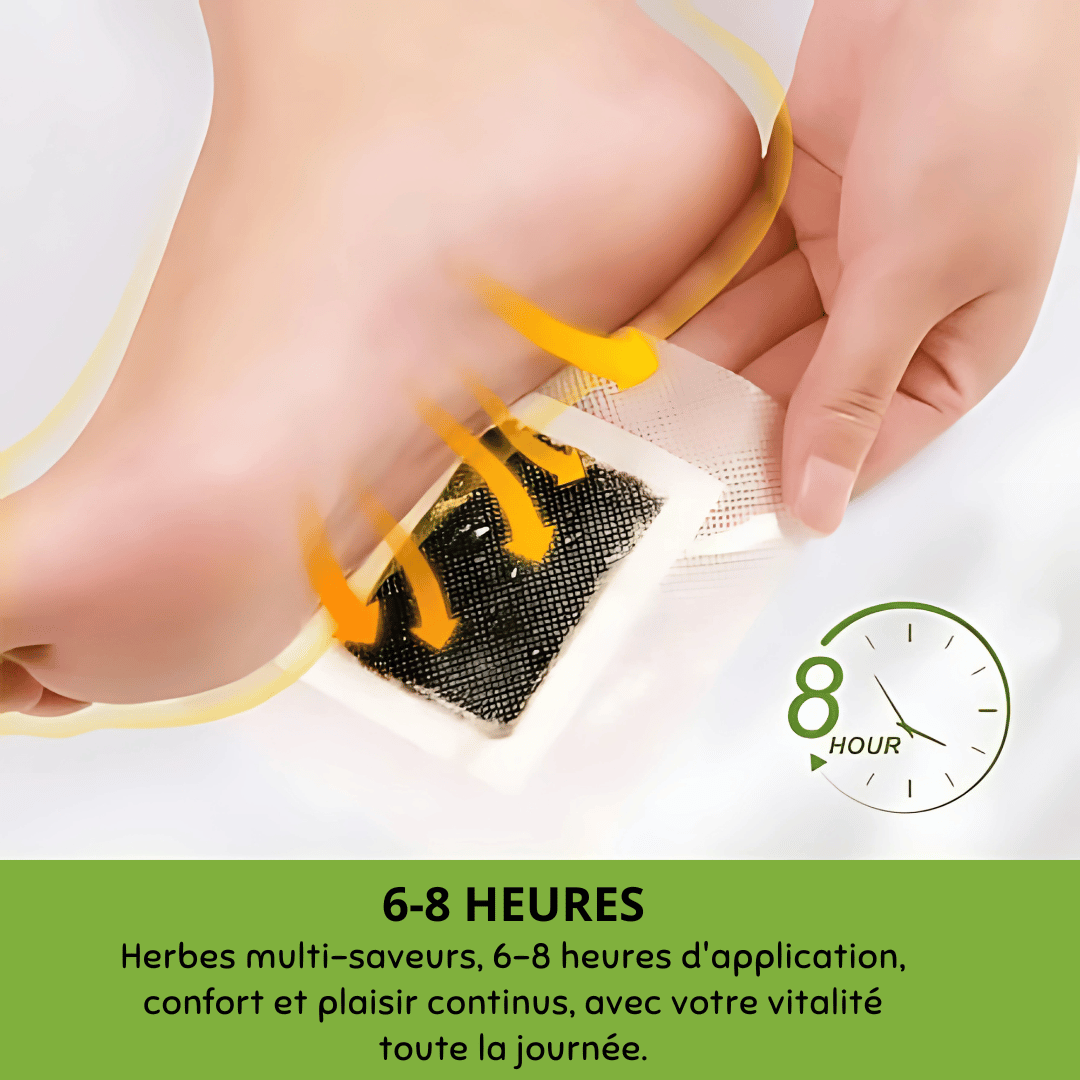 Nouvel Patch Détox Pieds Kinoki™| Éliminez les Toxines Pendant Votre Sommeil