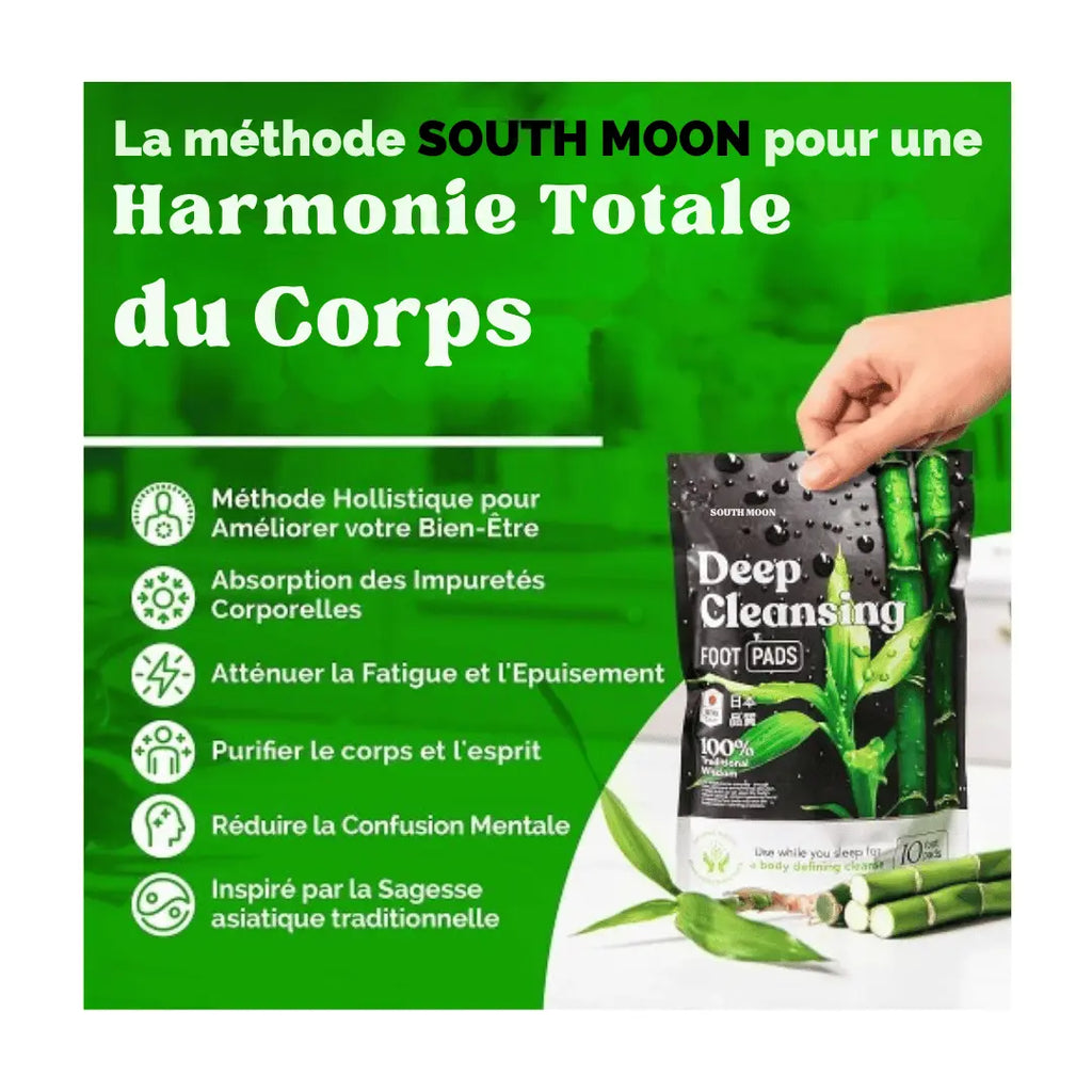 SouthMoon™ Patch Détox Pieds | Éliminez les Toxines Pendant Votre Sommeil - KAMOTEK