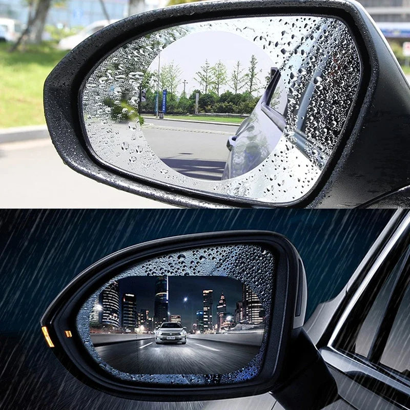 ClearVision™ | Film Protecteur de Rétroviseur Anti-Pluie & Anti-Buée
