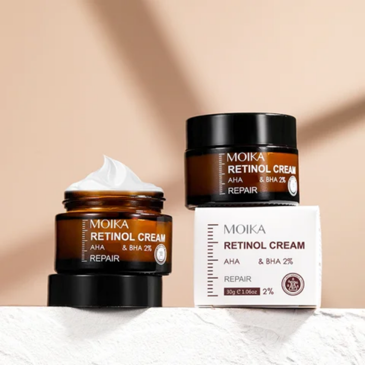 MOIKA Retinol Cream | La crème qui répare et rajeunit visiblement ta peau KAMOTEK